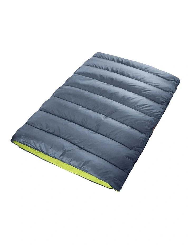 Outdoor Camping Double Sleeping Bag in Grey