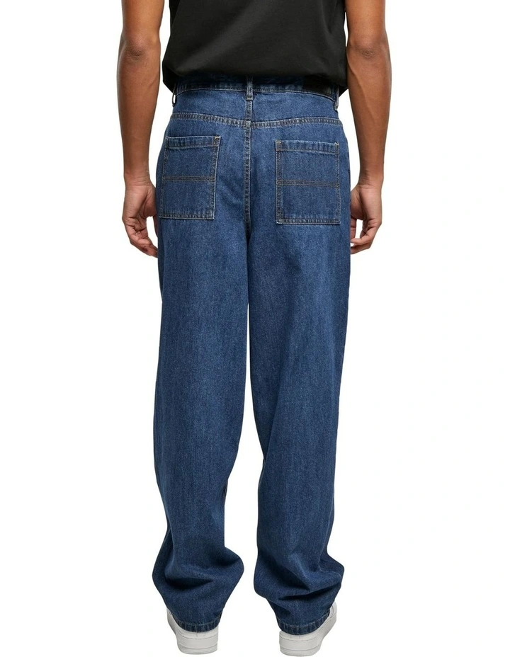 90's Denim Jeans in Mid-Indigo Washed