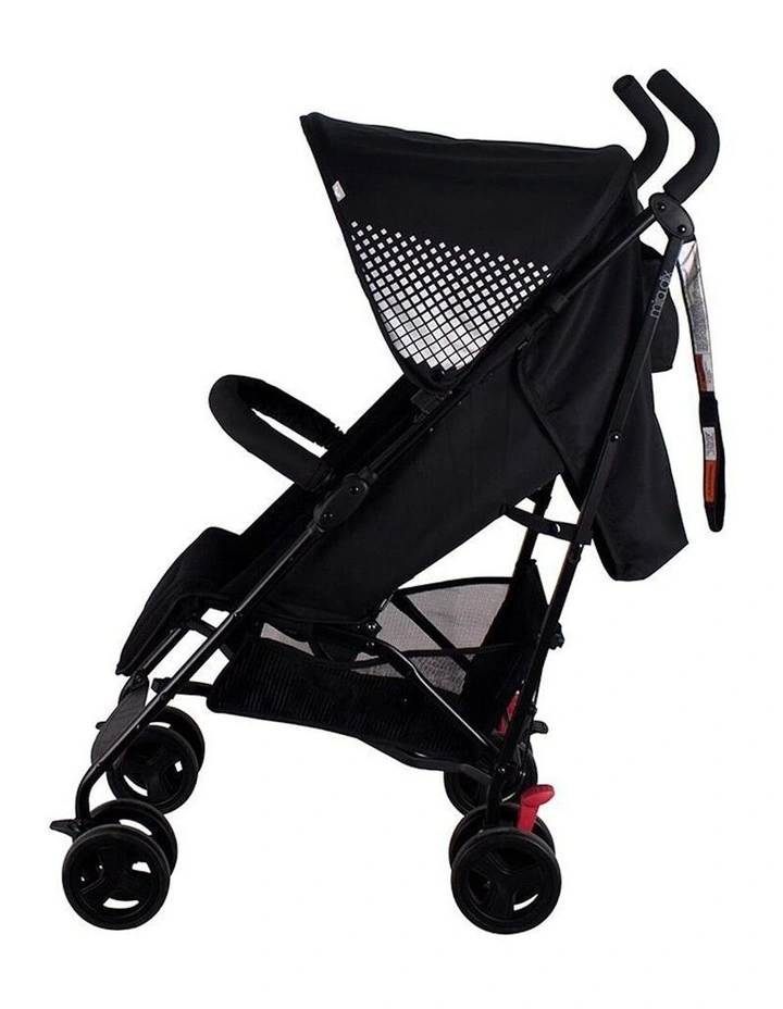 Mira DLX Stroller Pram for Baby/Infant Toddler 107cm in Black