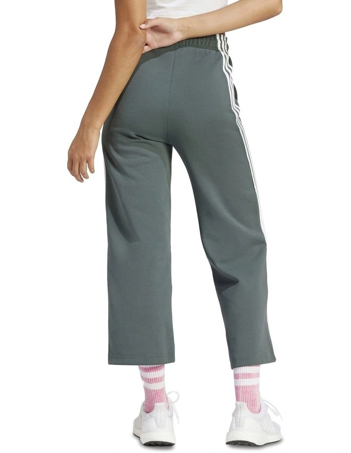 Future Icons 3-Stripes Open Hem Joggers in Legend Ivy