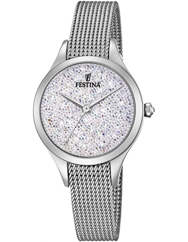Mademoiselle Stainless Steel Watch in Silver
