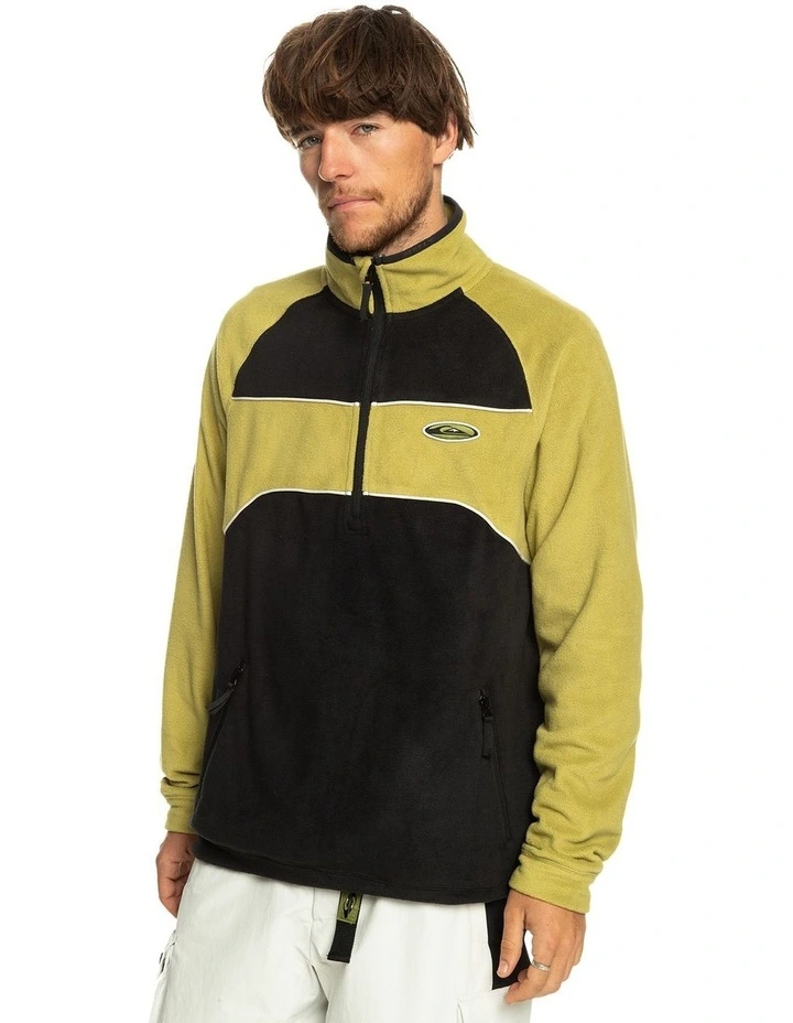 Powder Chaser Technical Fleece Sweater in True Black
