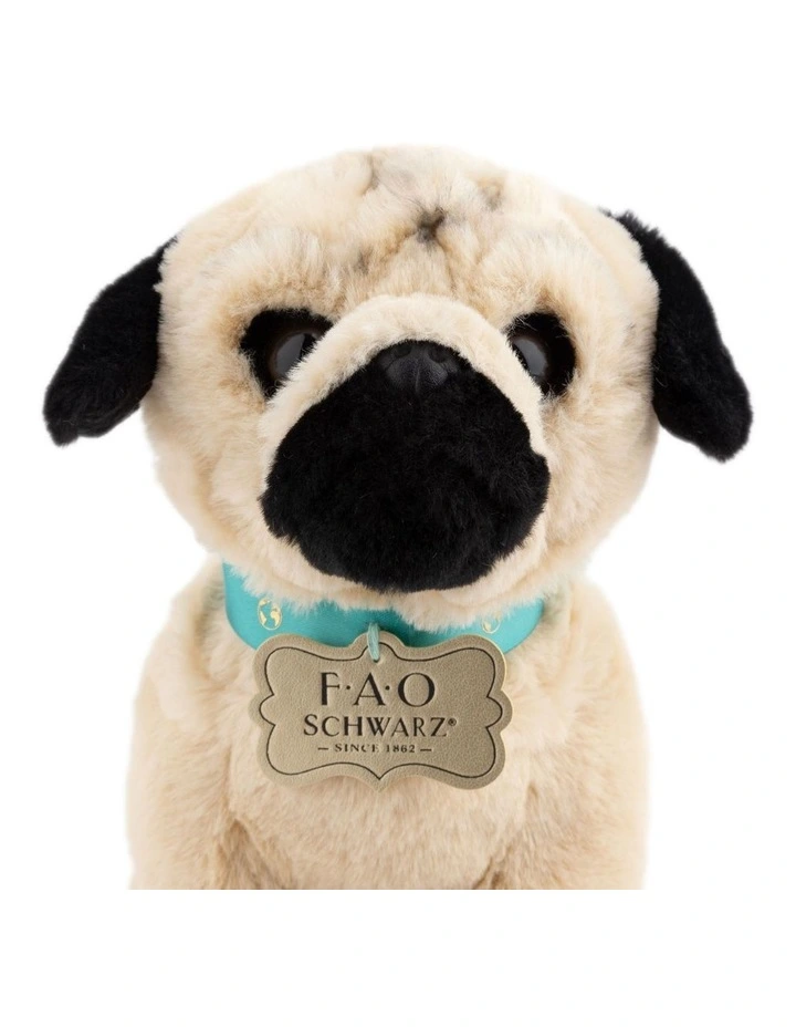 Recycled Bottle Pug Plush Toy 25 Cm