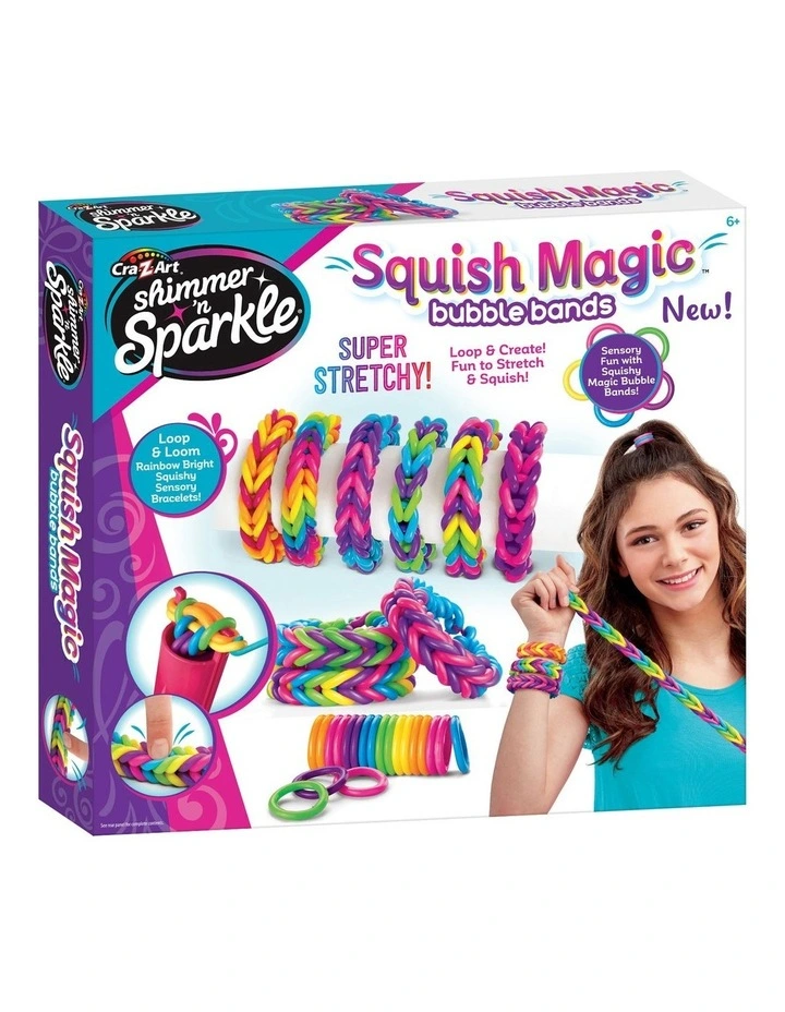 Squish Magic Bubble Bands in Multi
