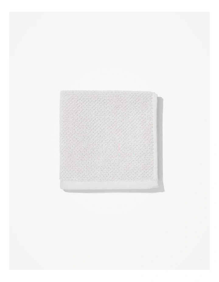 Calo Australian Cotton Face Washer in Pale Grey