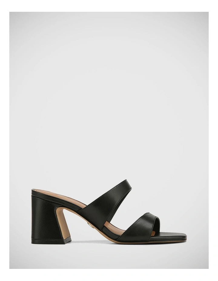 Miouk Leather Sandal in Black