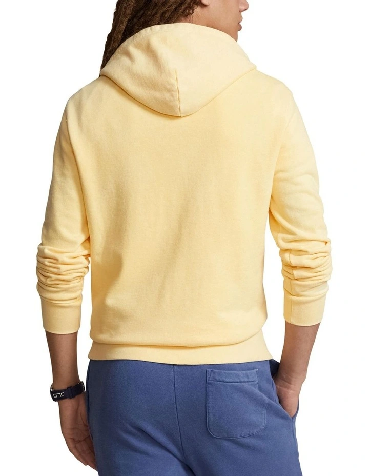 Loopback Fleece Hoodie in Yellow