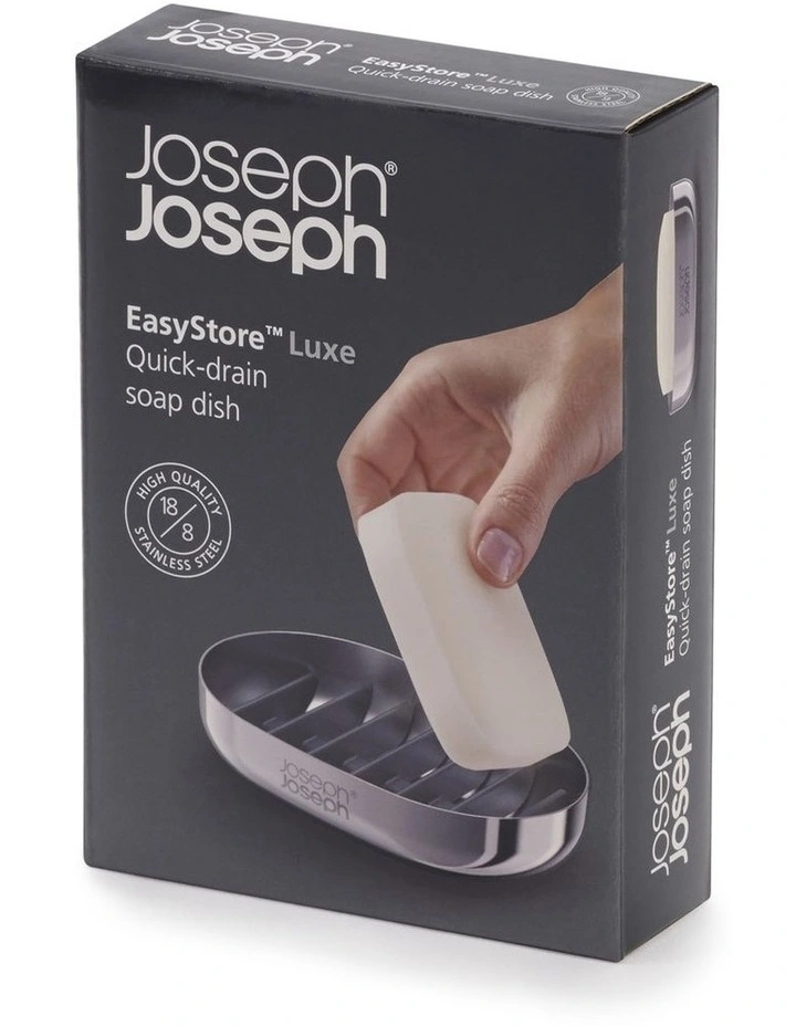 EasyStore Luxe Soap Dish in Steel