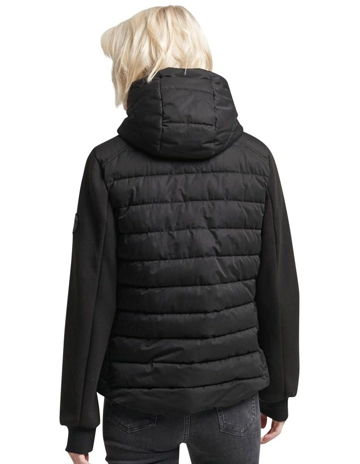 Hood Storm Hybrid Padded Jacket in Black