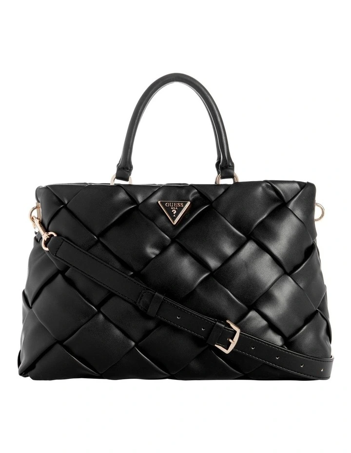 Zaina Girlfriend Satchel Bag in Black