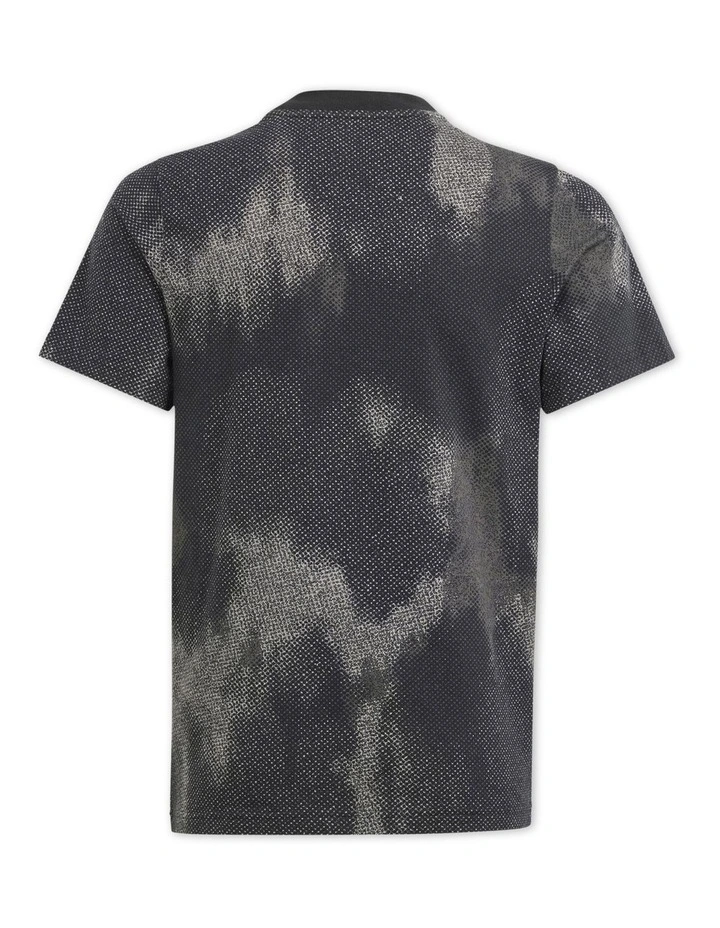 Future Icons Allover Print T-shirt in Black