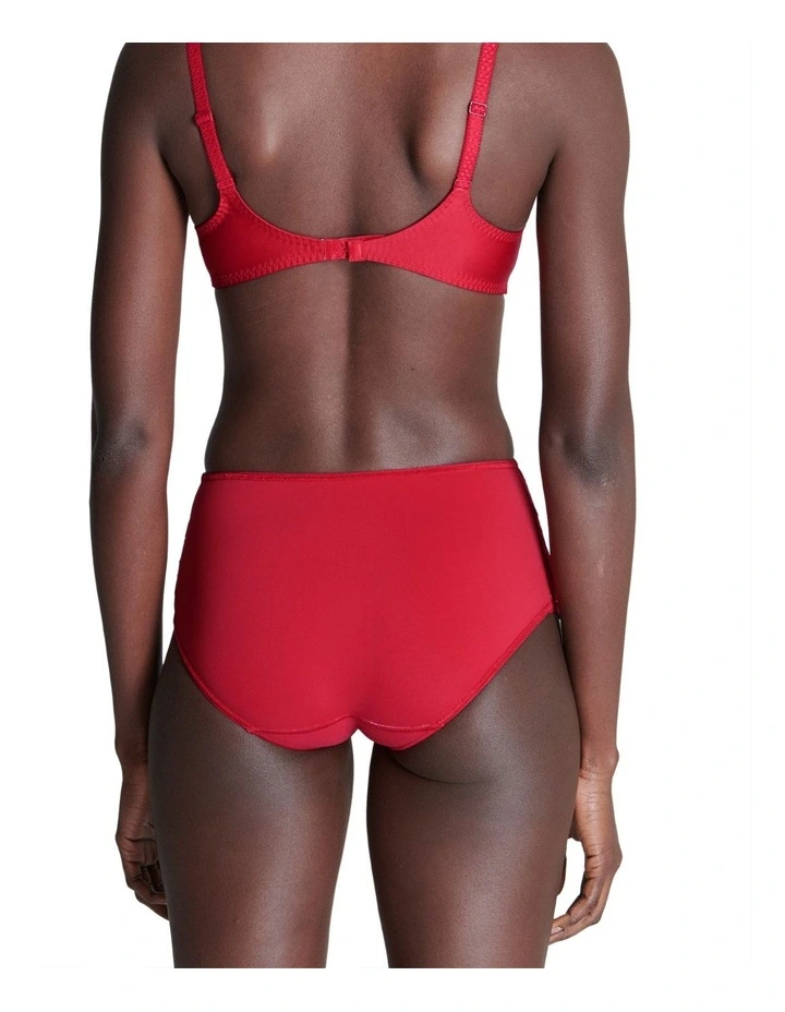 Caresse Culotte Brief in Red