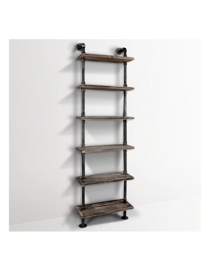 6 Level DIY Wooden Bookshelf