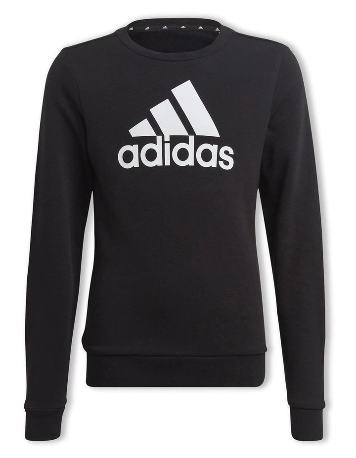 Essentials Big Logo Cotton Sweatshirt in Black/White