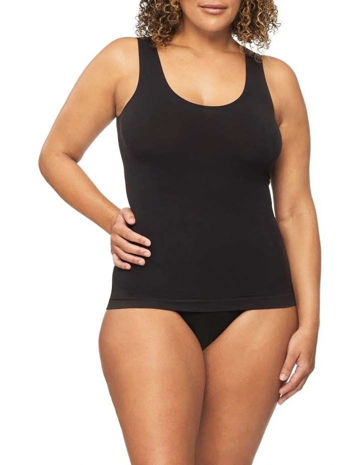 Bamboo Essentials Tank in Black
