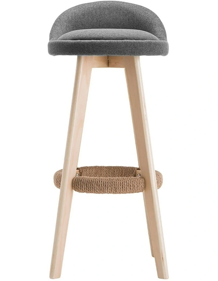 Bentwood Bar Stool in Grey