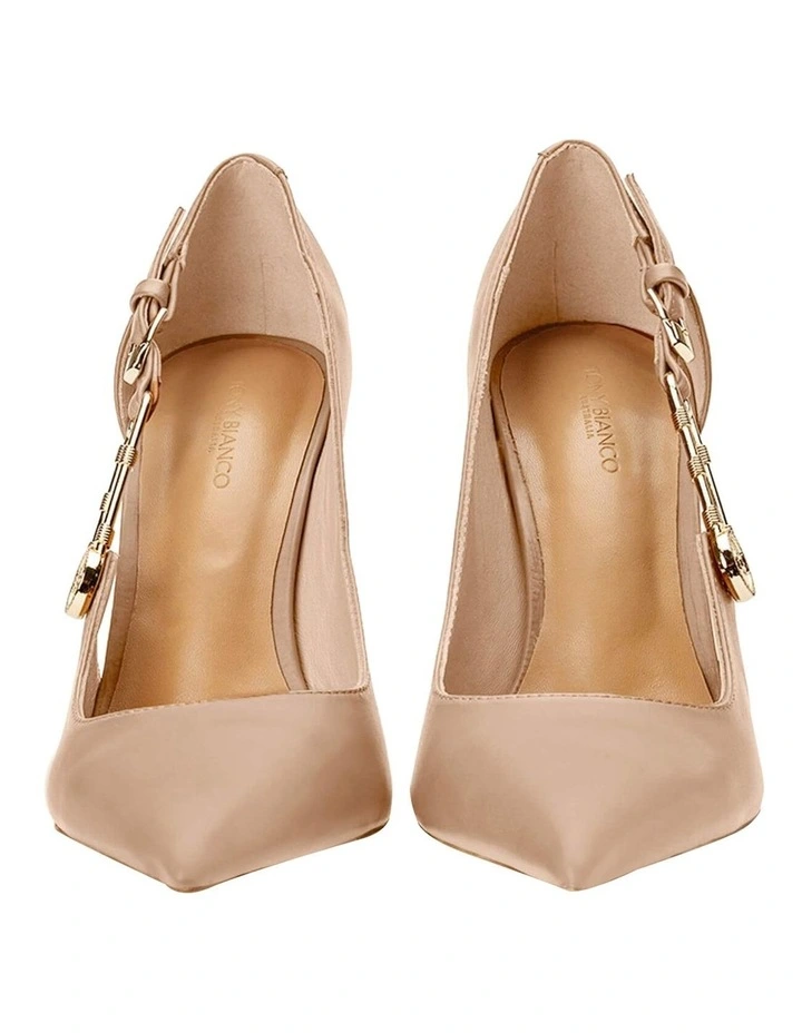 Glow Beige Capretto Heels
