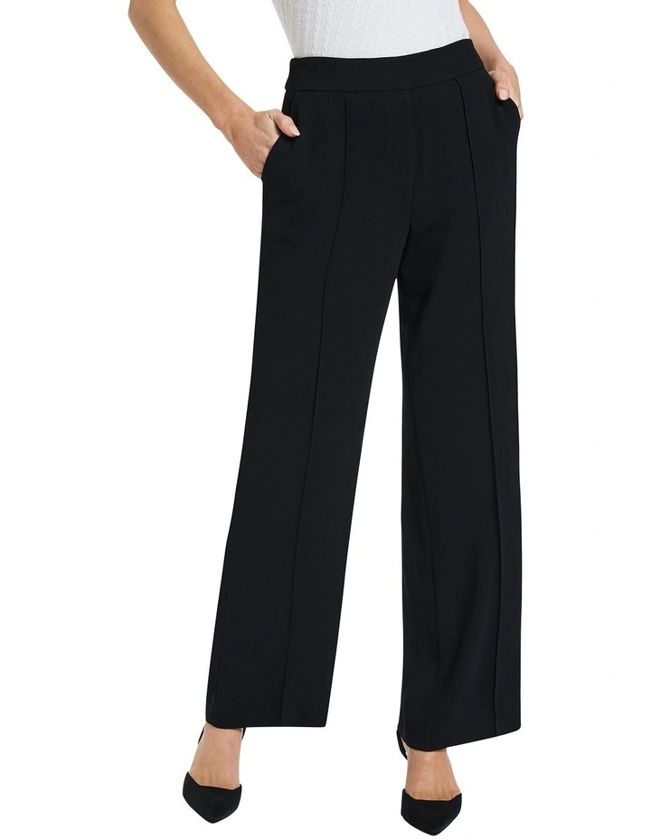 Dany Straight Leg Pant in Black