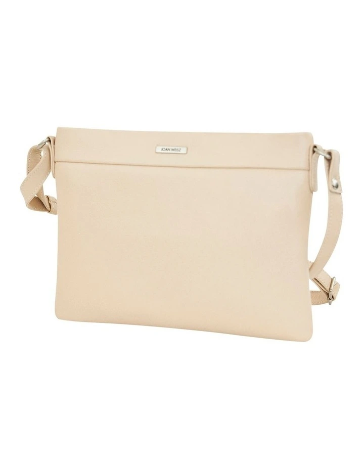 Sail Leather Crossbody Bag in Sand