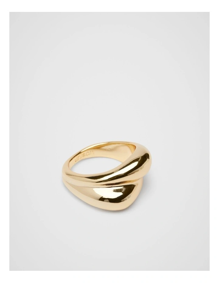 Organic Wrap Ring in Gold