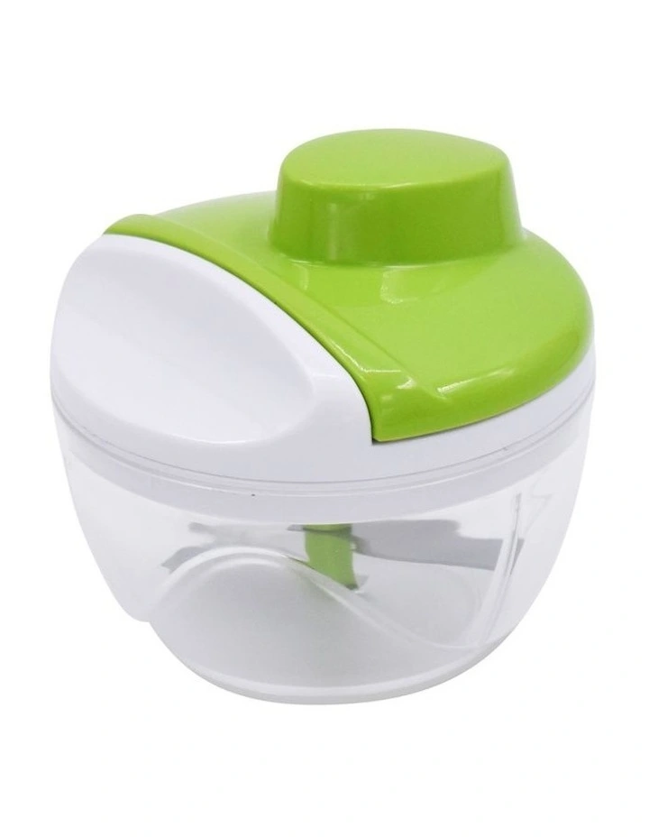 Mini Food Chopper in White/Green
