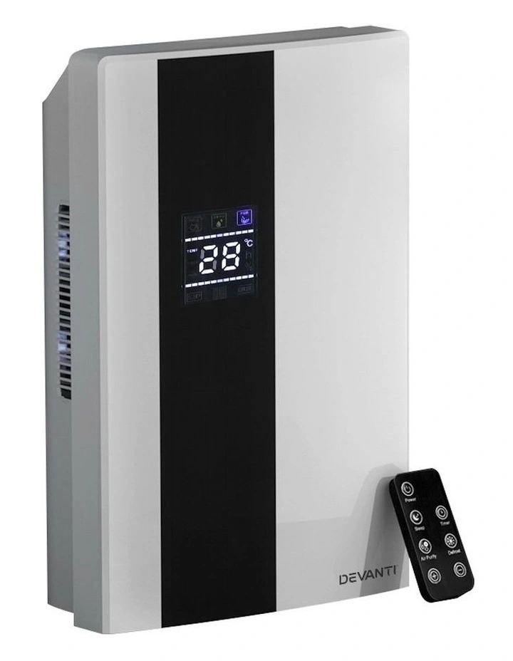 Dehumidifier 2L Air Purifier in White