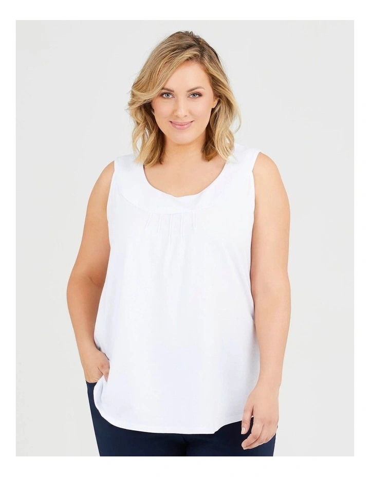 Organic Cotton Element Tank White