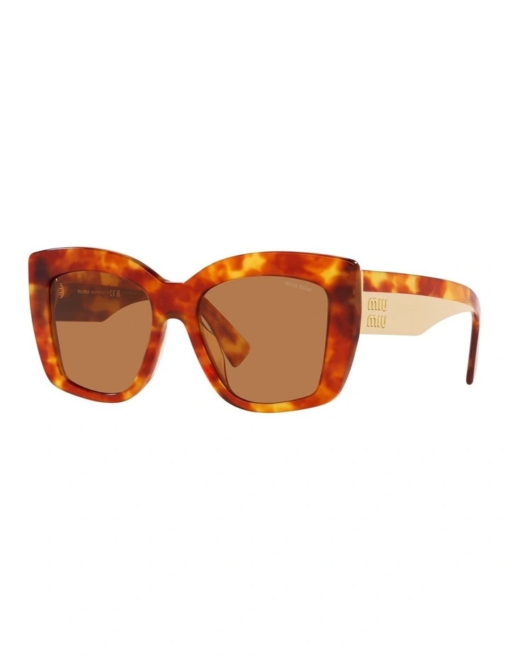 MU 04WS Sunglasses in Brown