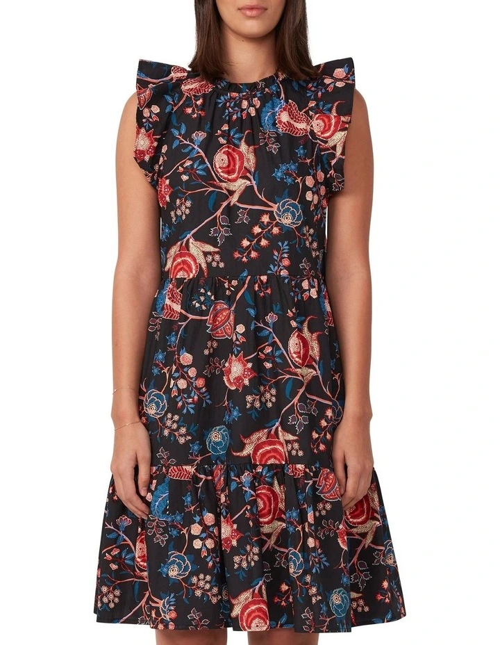 Secret Bloom Dress in Multi