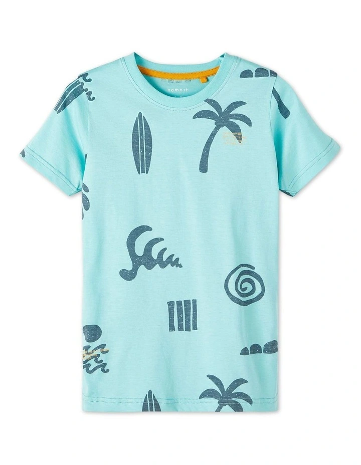 Hallan T-shirt in Light Blue