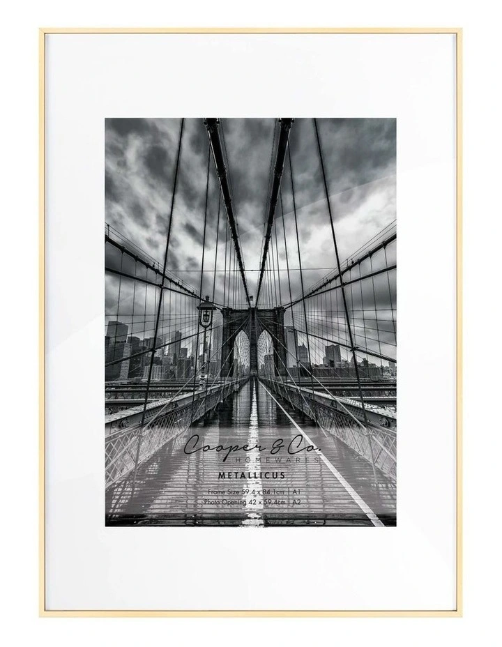 Platinum Metal Frame A1/A2 in Gold
