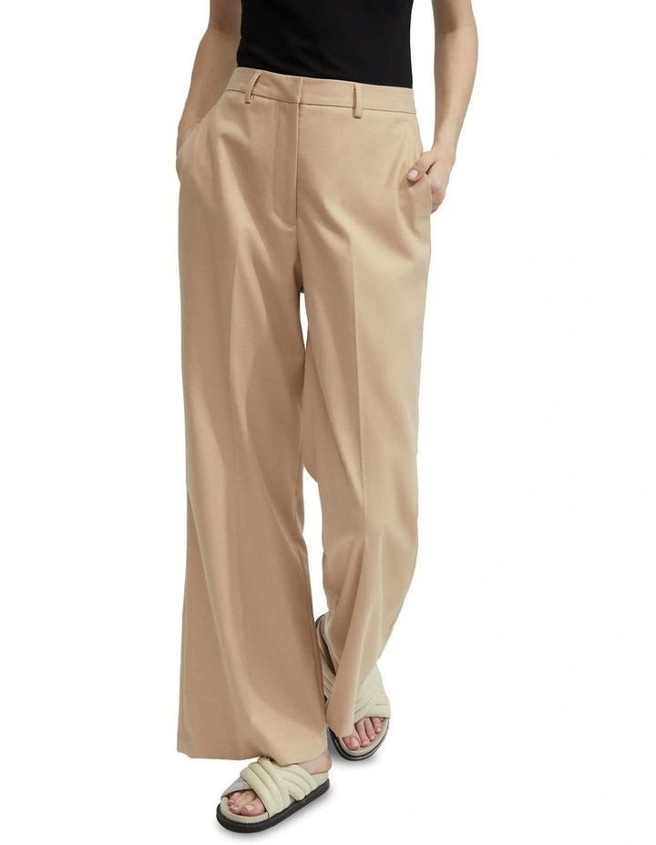 Lauren Eco Suit Trousers in Camel