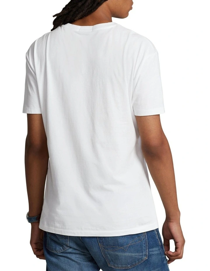 Classic Fit Big Pony Jersey T-Shirt in White