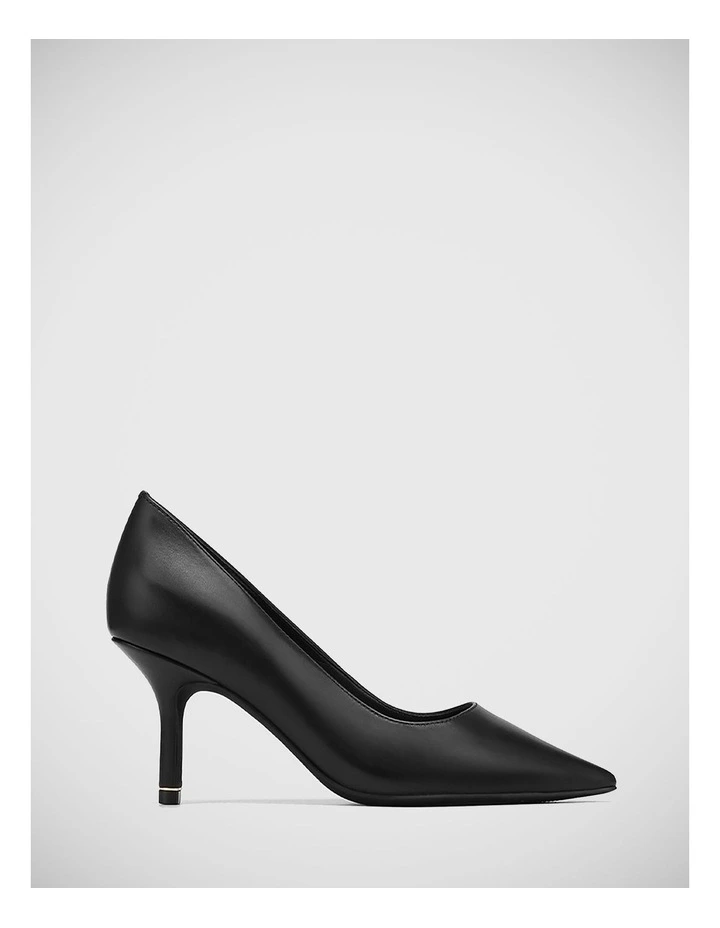 Picolina Leather Pump in Black