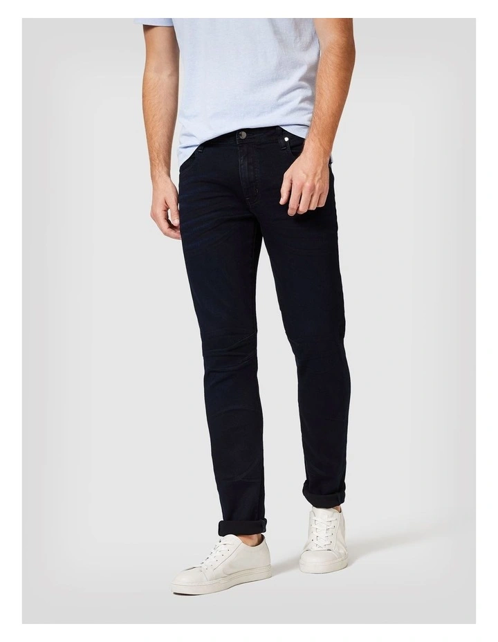 Slim Fit 5 Pocket Denim Jean in Dark Indigo