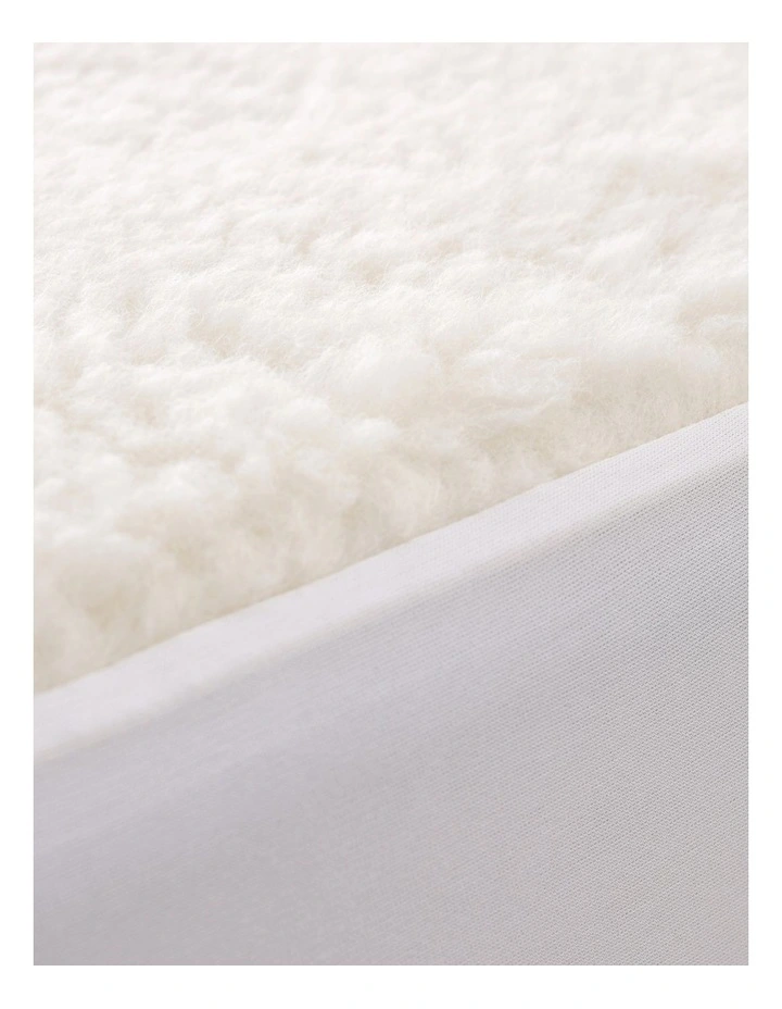 Wool Fleece Mattress Underlay in Beige
