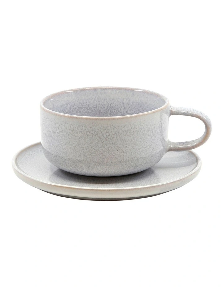 Relic Tea Cup And Saucer Set Set of 2 60ml/15cm in Mist