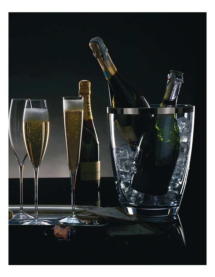 Elegance Champagne Set of 2 Trumpet Flute