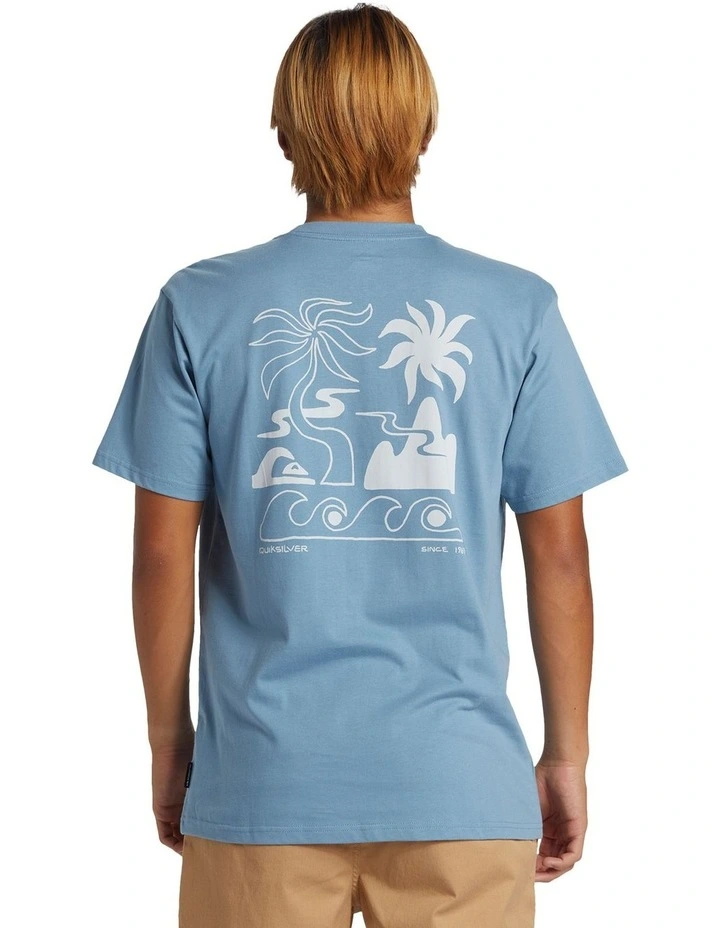 Tropical Breeze T-shirt in Blue Shadow