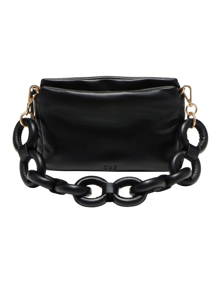 Soft Chain Bag in Black