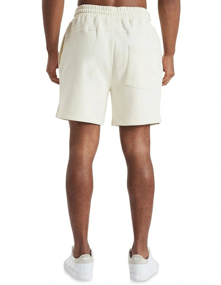 Calabar Heavy Trackshort in Off White