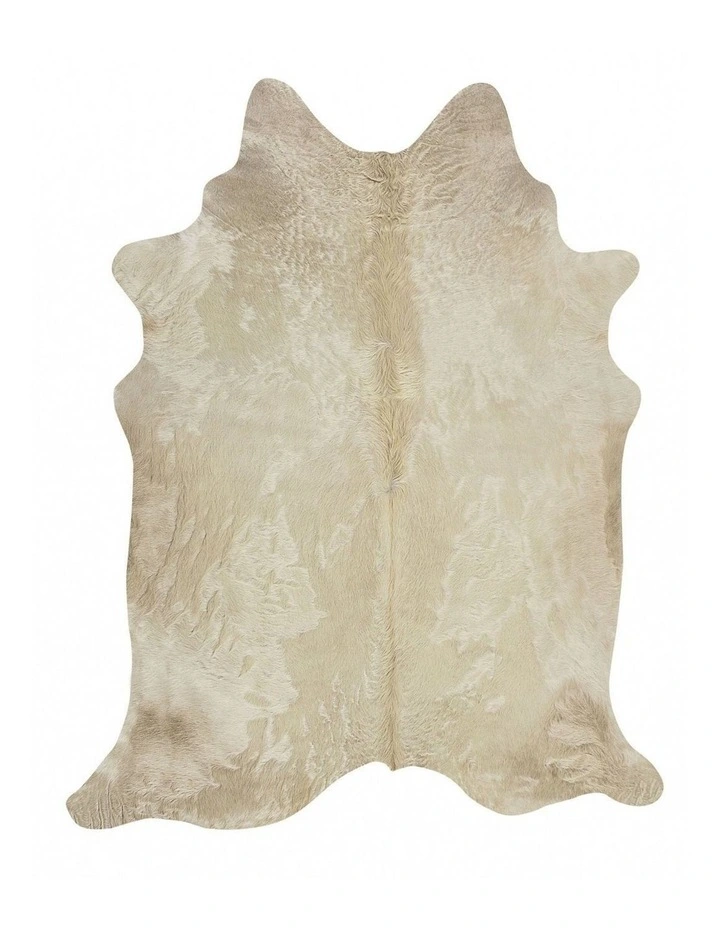 Premium Brazilian Cowhide in Champagne