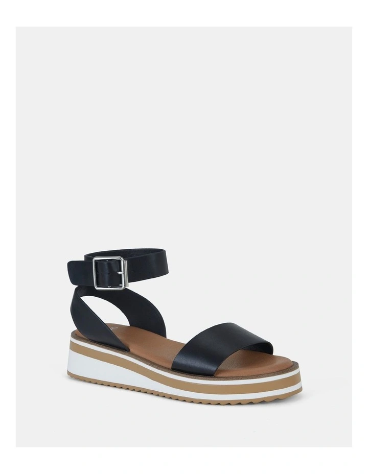 Thaliya Sandals in Black