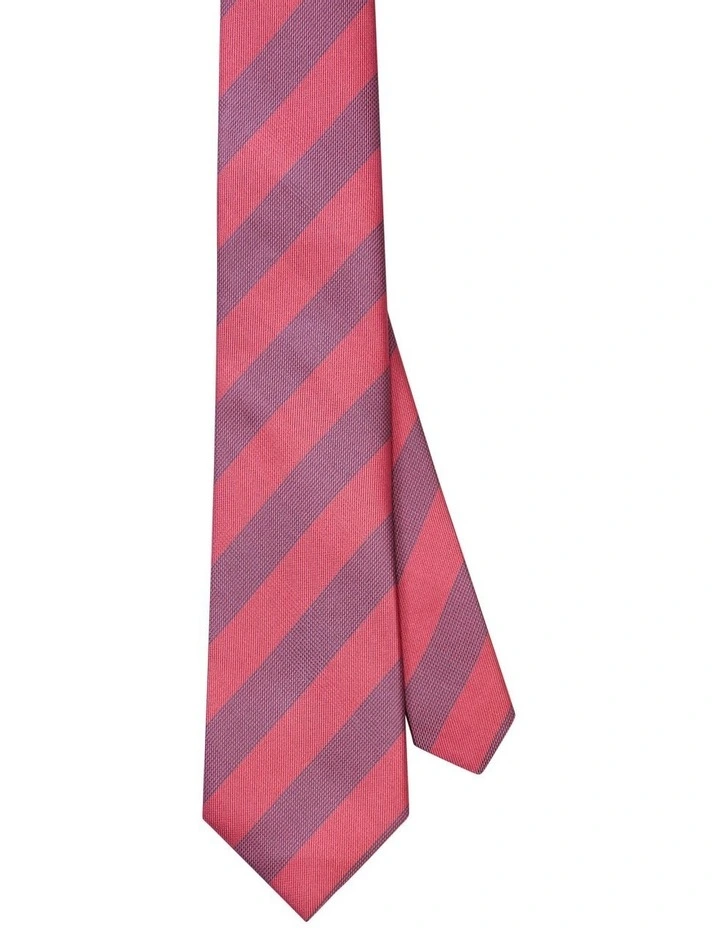 Stripe Tie in Red