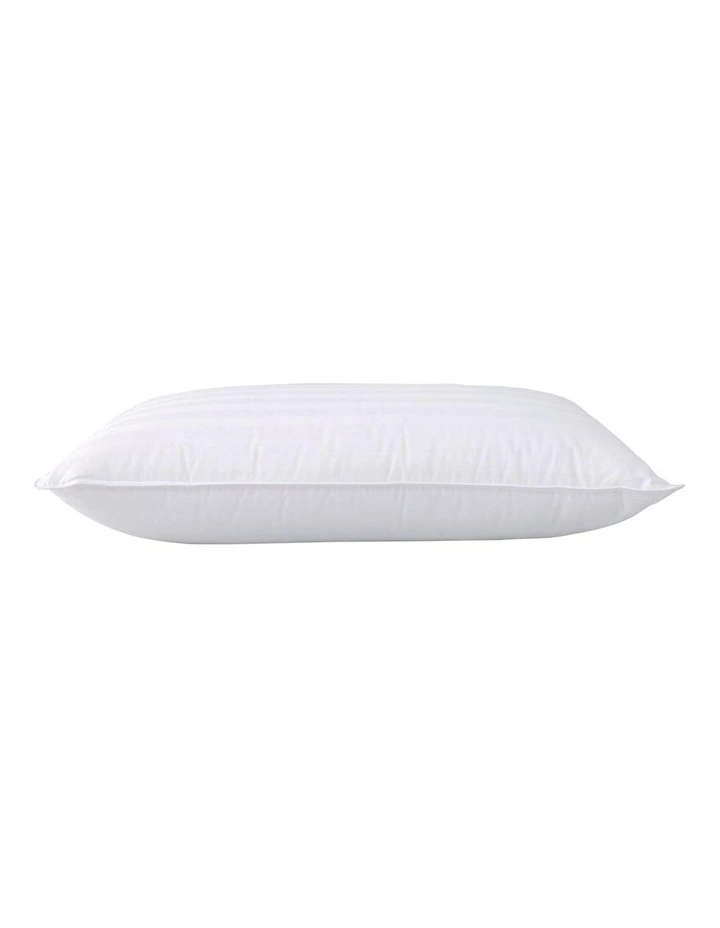Deluxe Surround Feather & Down Standard Pillow in Snow