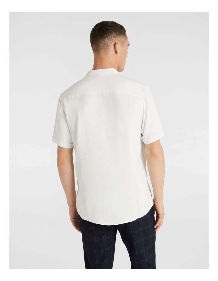 Ezekiel Viscose Shirt in White