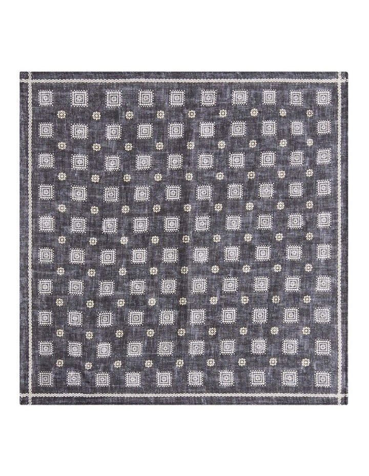 Morrison Pocket Square in Black