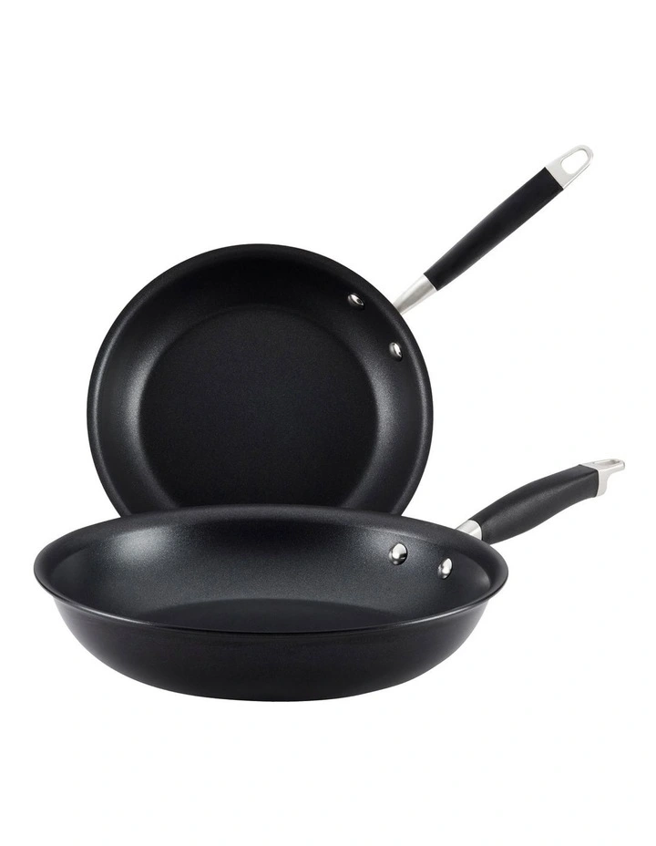 Advanced+ Nonstick Induction Open French Skillet Twin Pack 25/30cm