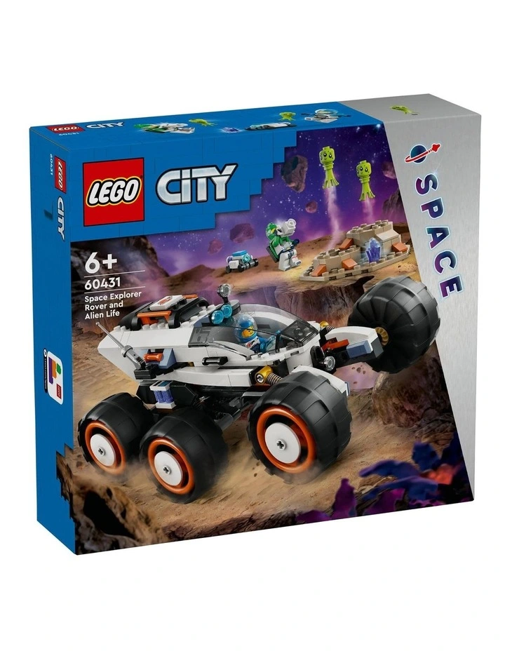 City Space Explorer Rover and Alien Life 60431