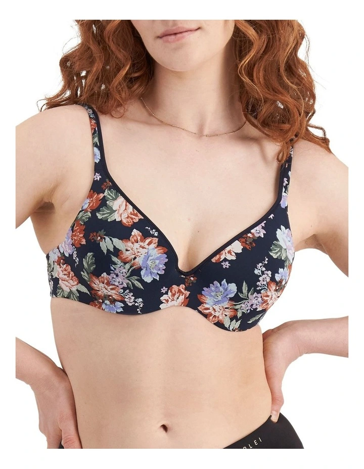 Barely There Contour Bra in Vintage Botanical